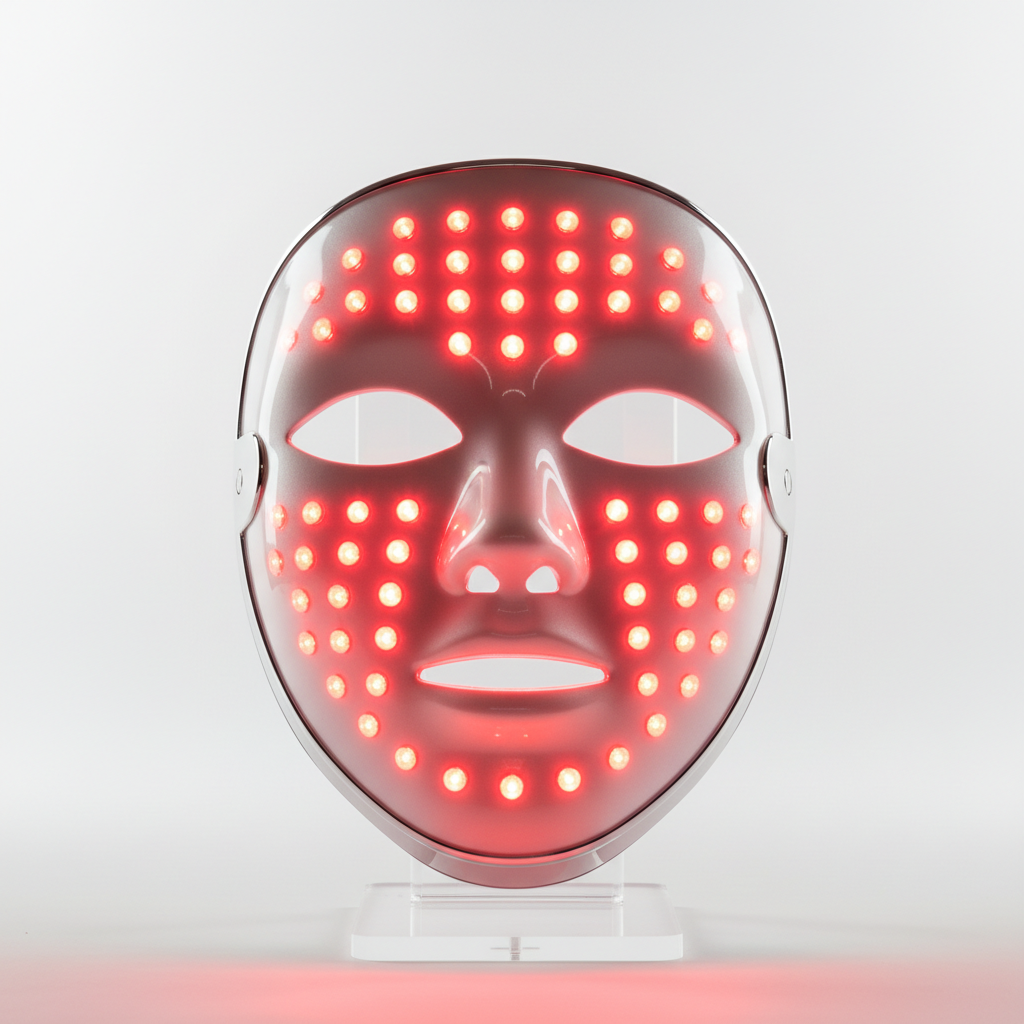 Masque Facial LED 7 couleurs, thérapie à la lumière rouge, pour le rajeunissement Anti-âge, dispositif de beauté éclaircissant pour la peau